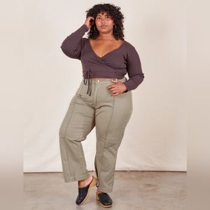 Big Bud Press Pleated Beige Western Pants (XL)